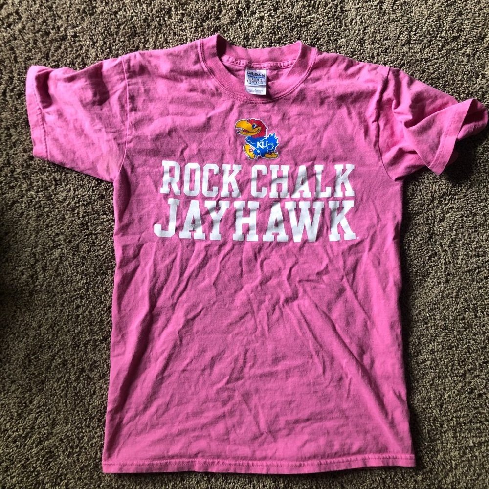 Rock Chalk Jayhawk KU Tshirt Women's Small